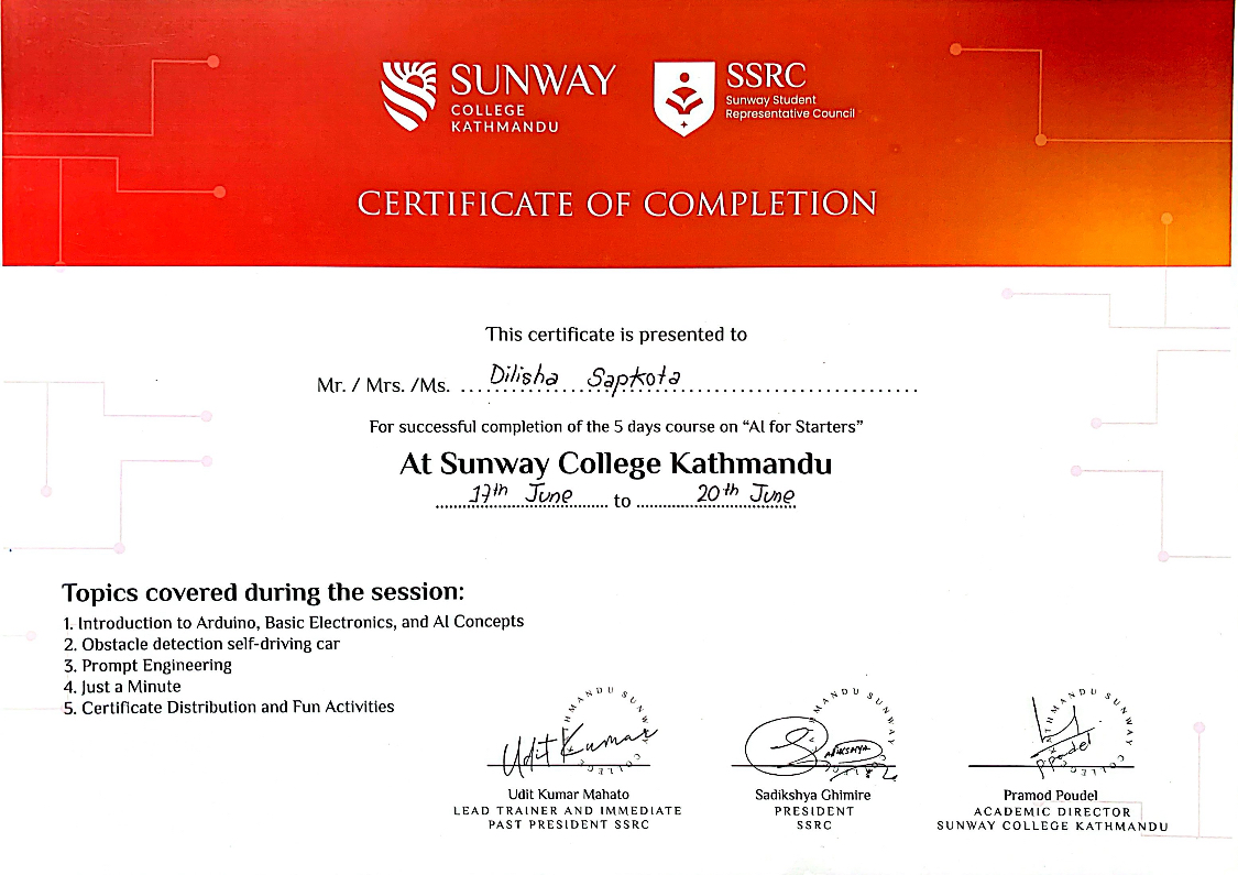 Technical Certificate